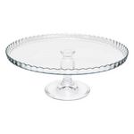 SECRET DE GOURMET Présentoir à Gâteaux sur Pied  Lara  32cm Transparent