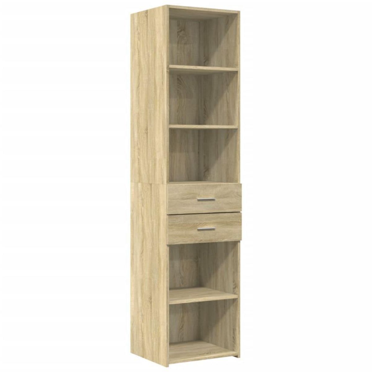 VIDAXL Buffet haut chene sonoma 45x42,5x185 cm bois d'ingenierie