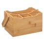 Voir la diapositive 2 : FIVE Range-Couvert & Poignée  Bambou  22cm Naturel