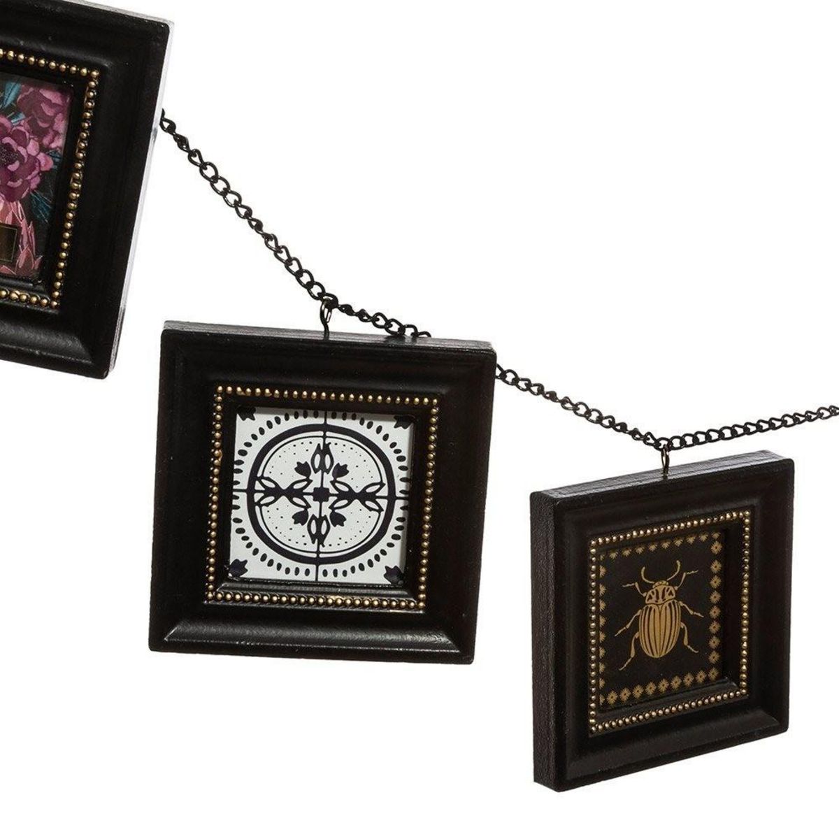 ATMOSPHERA Guirlande 6 photos Flower noir