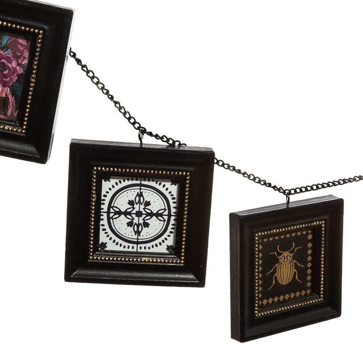 ATMOSPHERA Guirlande 6 photos Flower noir