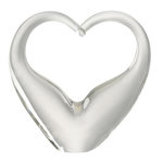 Paris Prix Presse-Papier en Verre  Cœur  18cm Transparent