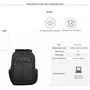 Voir la diapositive 2 : Delsey Sac à dos porte-ordinateur double compartiment Element Backpacks 16''