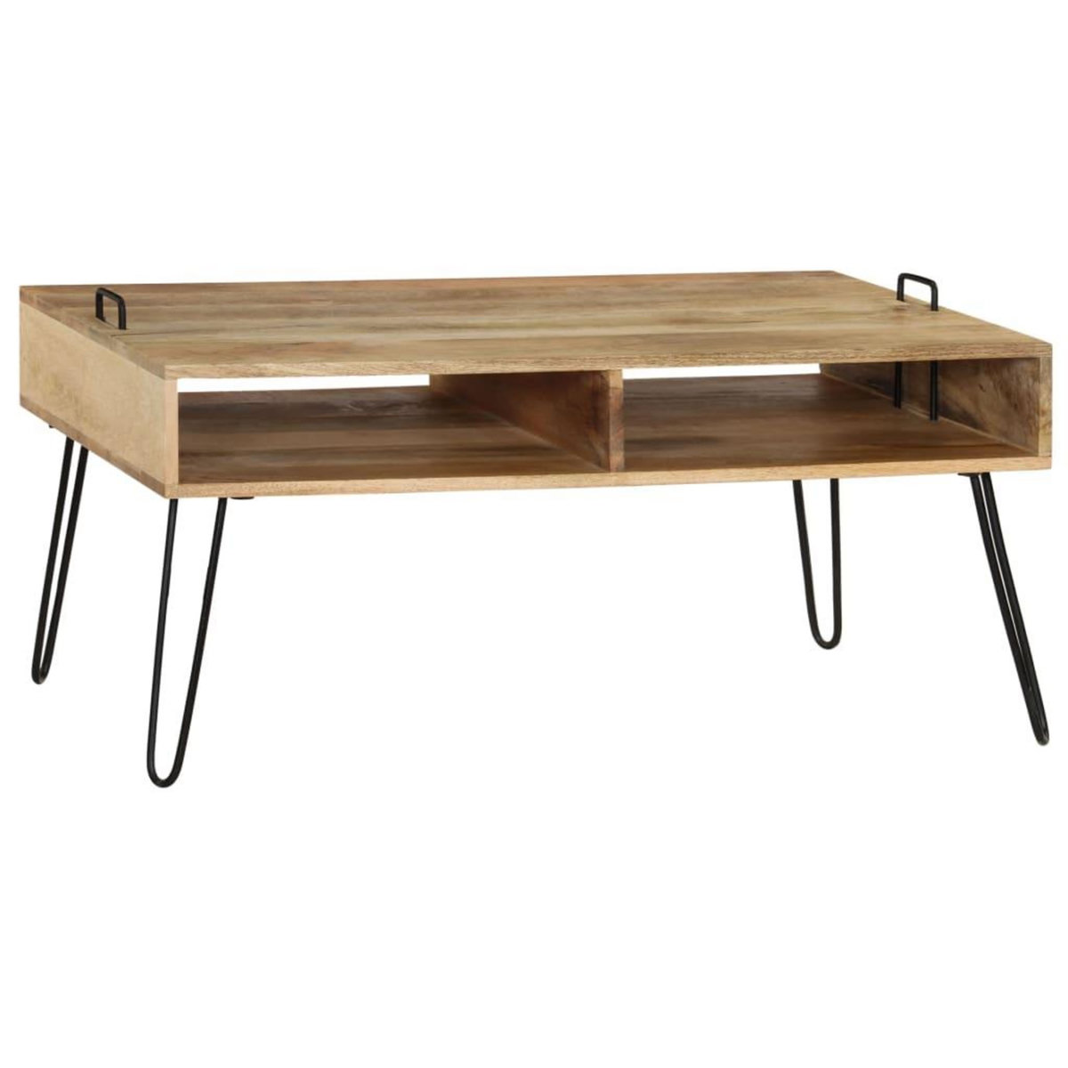 VIDAXL Table basse Bois de manguier massif 100x60x45 cm