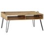 Voir la diapositive 3 : VIDAXL Table basse Bois de manguier massif 100x60x45 cm