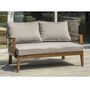 Voir la diapositive 5 : DCB GARDEN Salon bas de jardin - 4 places - Aluminium - Imitation bois - PORTOFINO S2