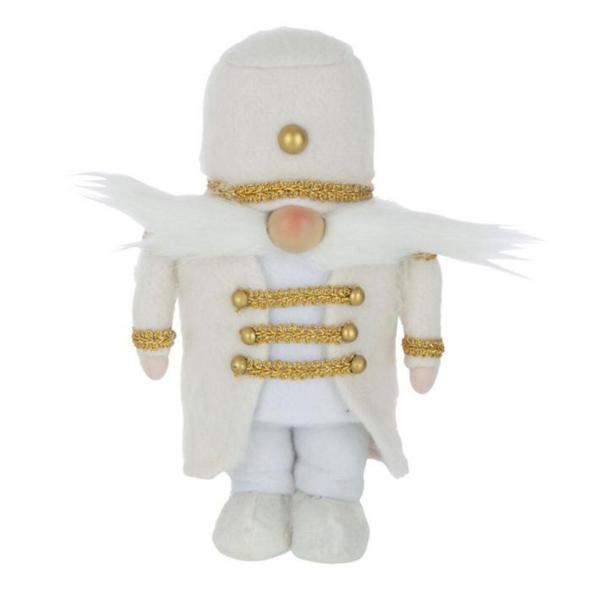 Paris Prix Statuette Déco  Soldat  28cm Blanc & Or