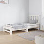 Voir la diapositive 1 : VIDAXL Lit coulissant sans matelas blanc 2x(90x190) cm