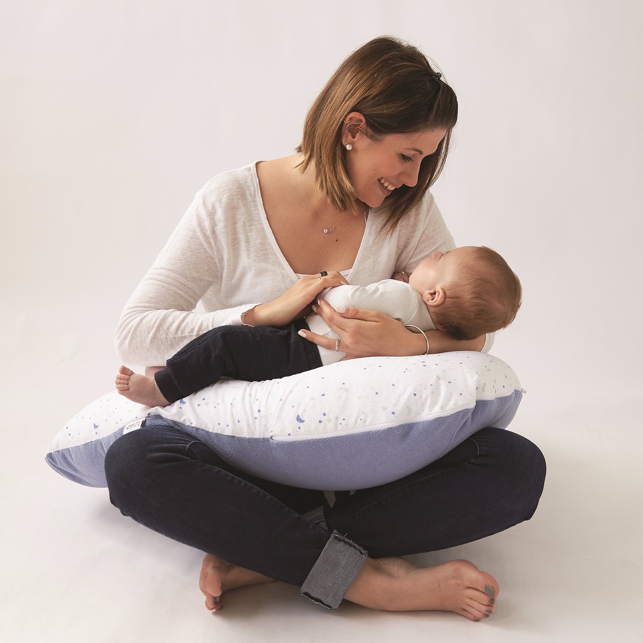 Voir la diapositive 4 : TINEO Coussin de maternité évolutif Multirelax - éponge microfibre