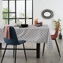 Voir la diapositive 2 : ATMOSPHERA Nappe Antitache à Motifs  Hindi  140x240cm Gris