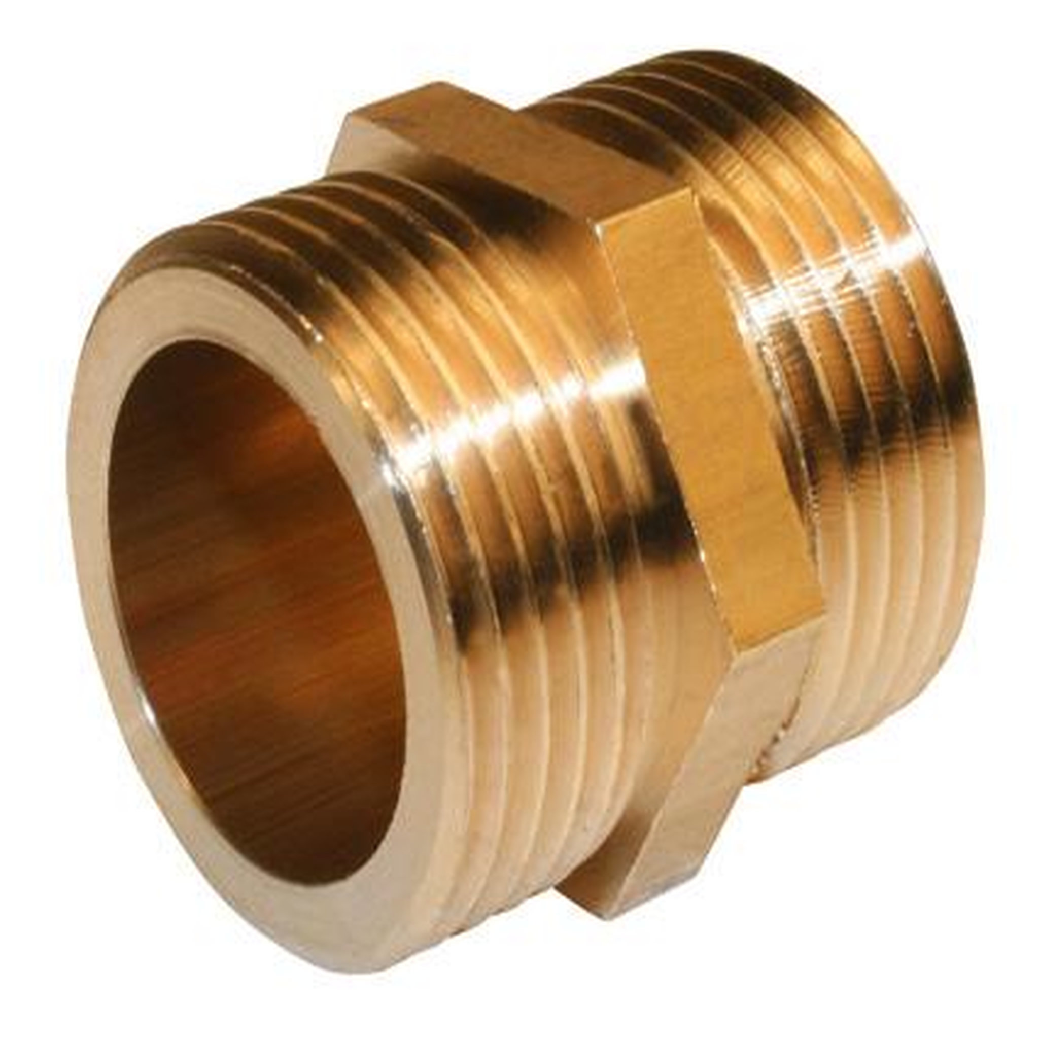 CENTRALE BRICO Mamelon à visser laiton M 33 x 42 pour tube en cuivre