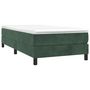 Voir la diapositive 3 : VIDAXL Cadre de lit sans matelas vert fonce 80x200 cm velours