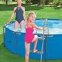 Voir la diapositive 5 : BESTWAY Bestway Echelle de piscine a 2 marches Flowclear 84 cm