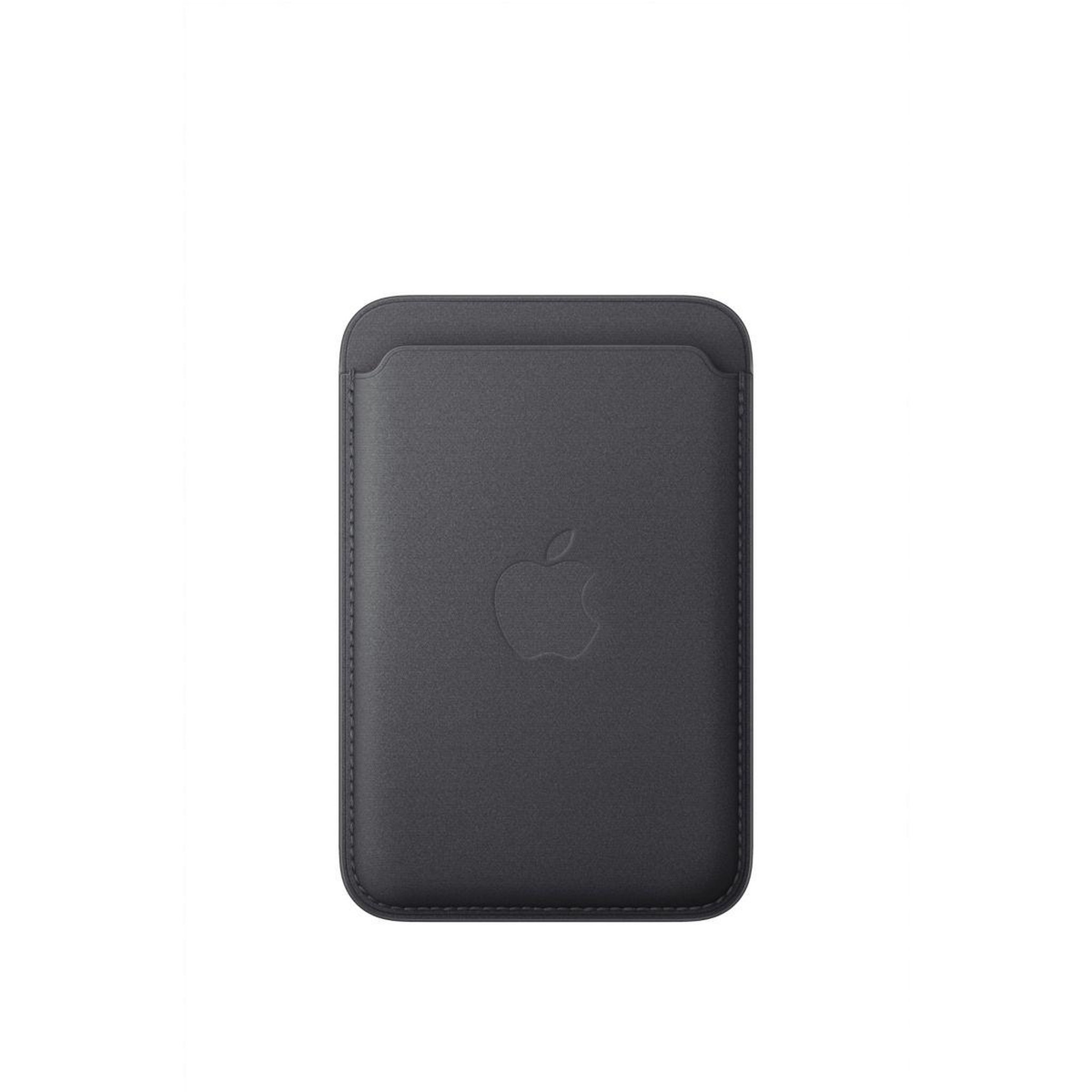 APPLE Porte-cartes magsafe tissage fin noir