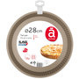 Voir la diapositive 3 : ACTUEL Moule à tarte 28 cm en métal