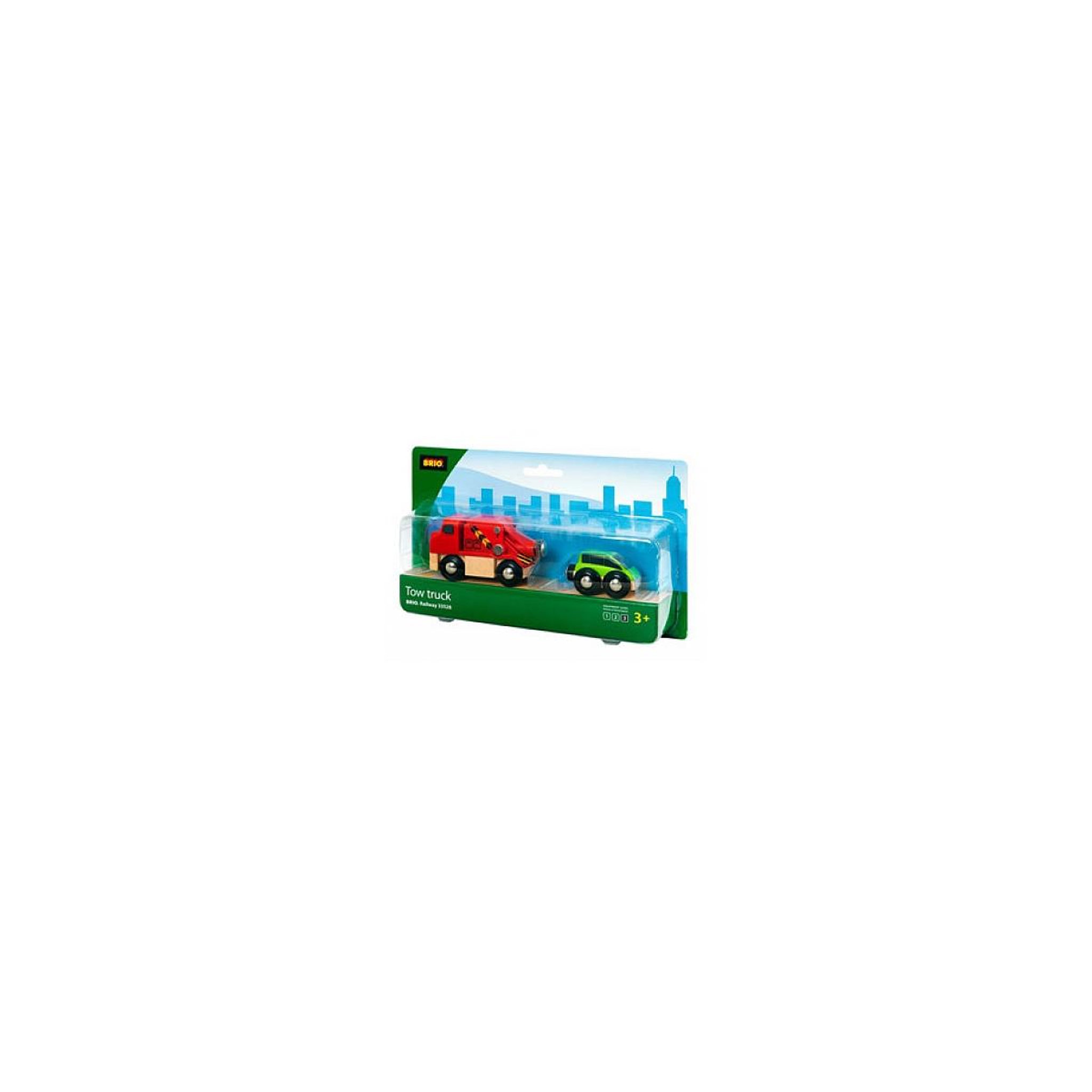 Brio 33528 Depanneuse rouge voiture verte pas cher - Auchan.fr