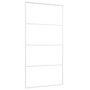 Voir la diapositive 3 : VIDAXL Porte coulissante Verre ESG et aluminium 102,5x205 cm Blanc