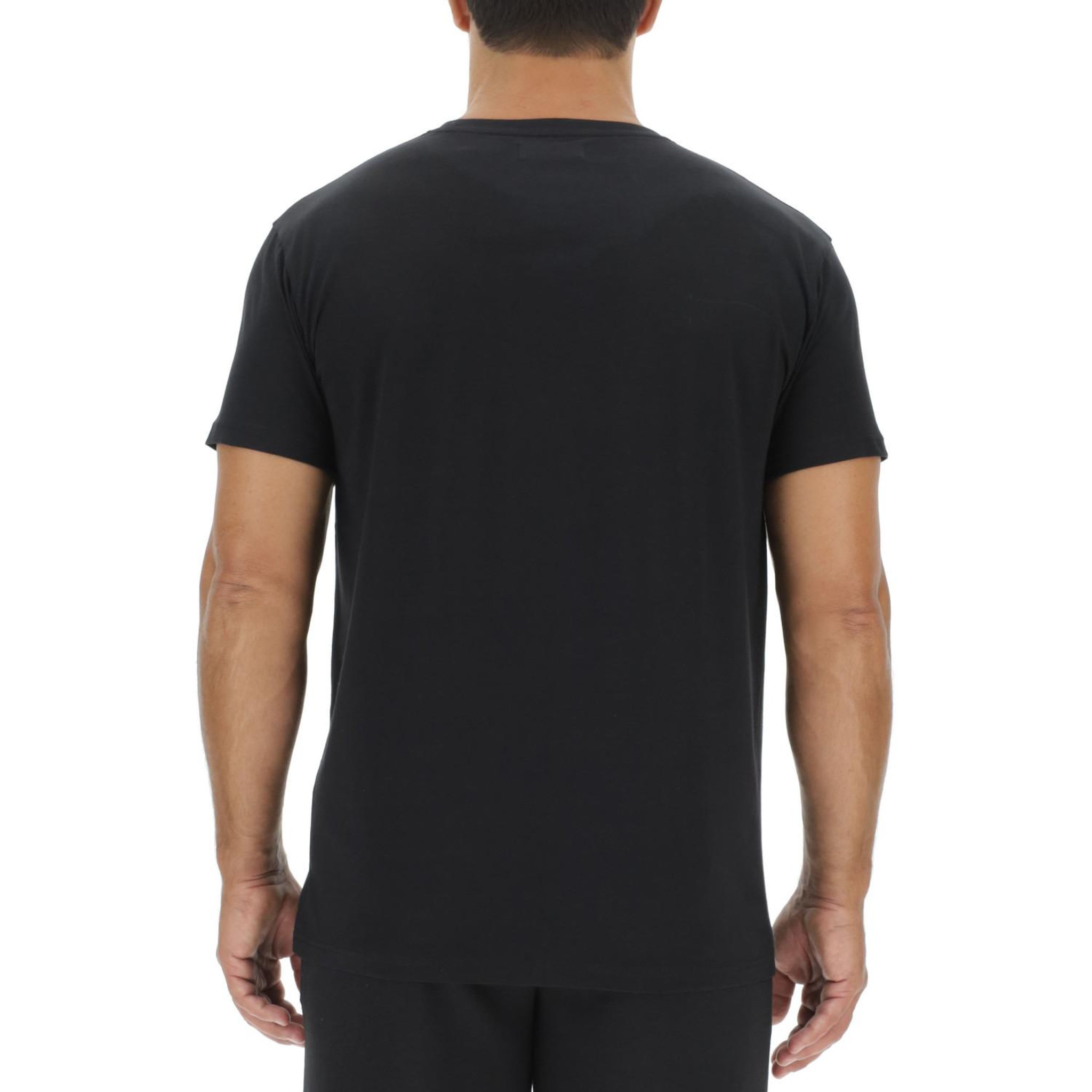 Voir la diapositive 6 : PIERRE CARDIN Lot de 3 t-shirts homme en coton uni col rond imprimé poitrine