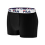 Voir la diapositive 5 : FILA Lot de 4 Boxers Coton homme FU5016 Uni