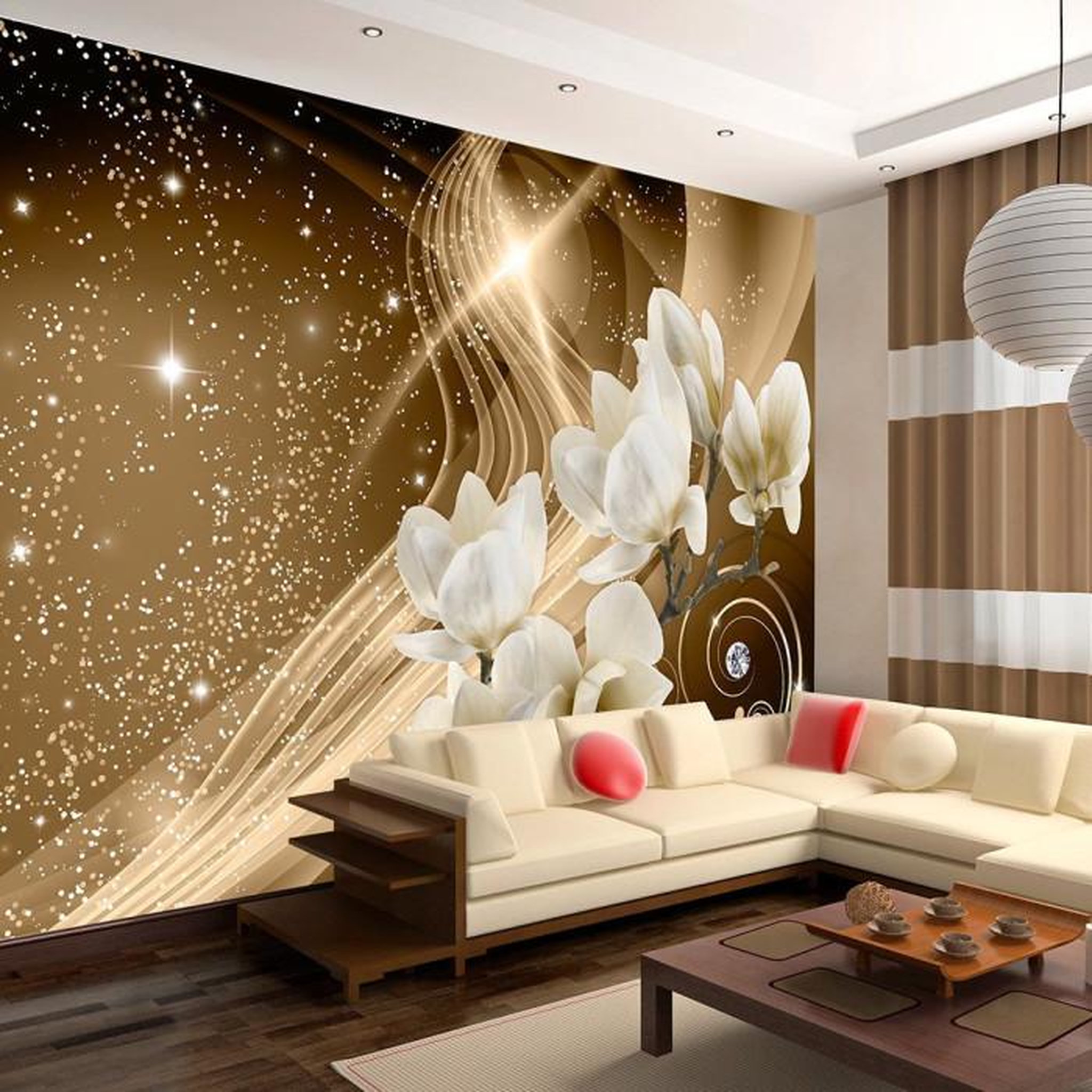 Paris Prix Papier Peint  Golden Milky Way. Coloris disponibles : Multicolore