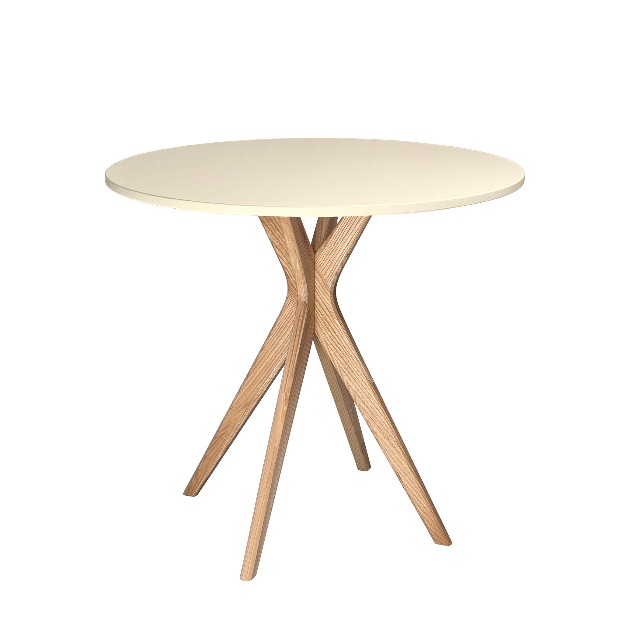 Voir la diapositive 1 : RAGABA Jubi Table à manger ronde | Pied en frêne