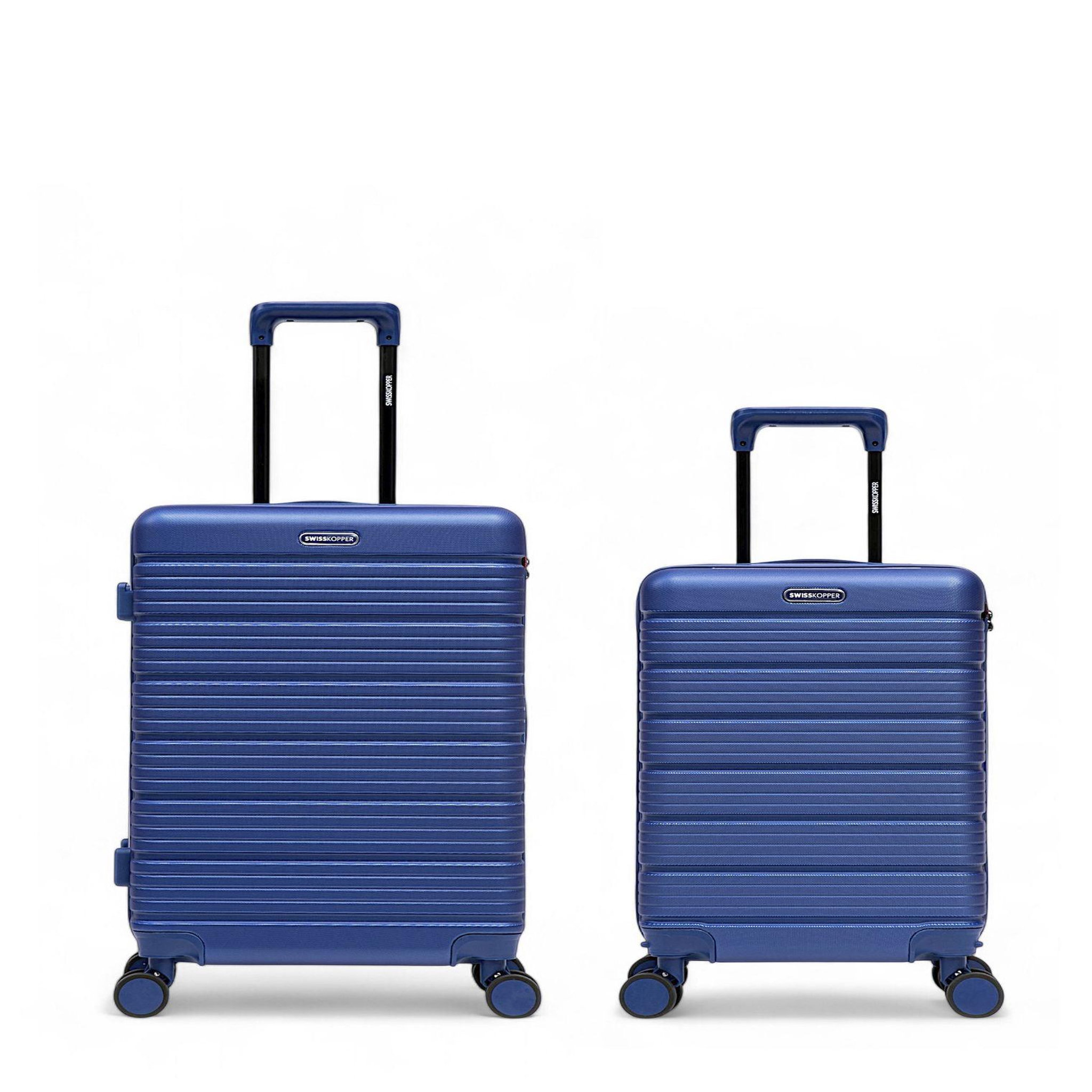 SWISS KOPPER Lot de 2 Valises Rigides Taille Moyenne et Cabine LUGANO