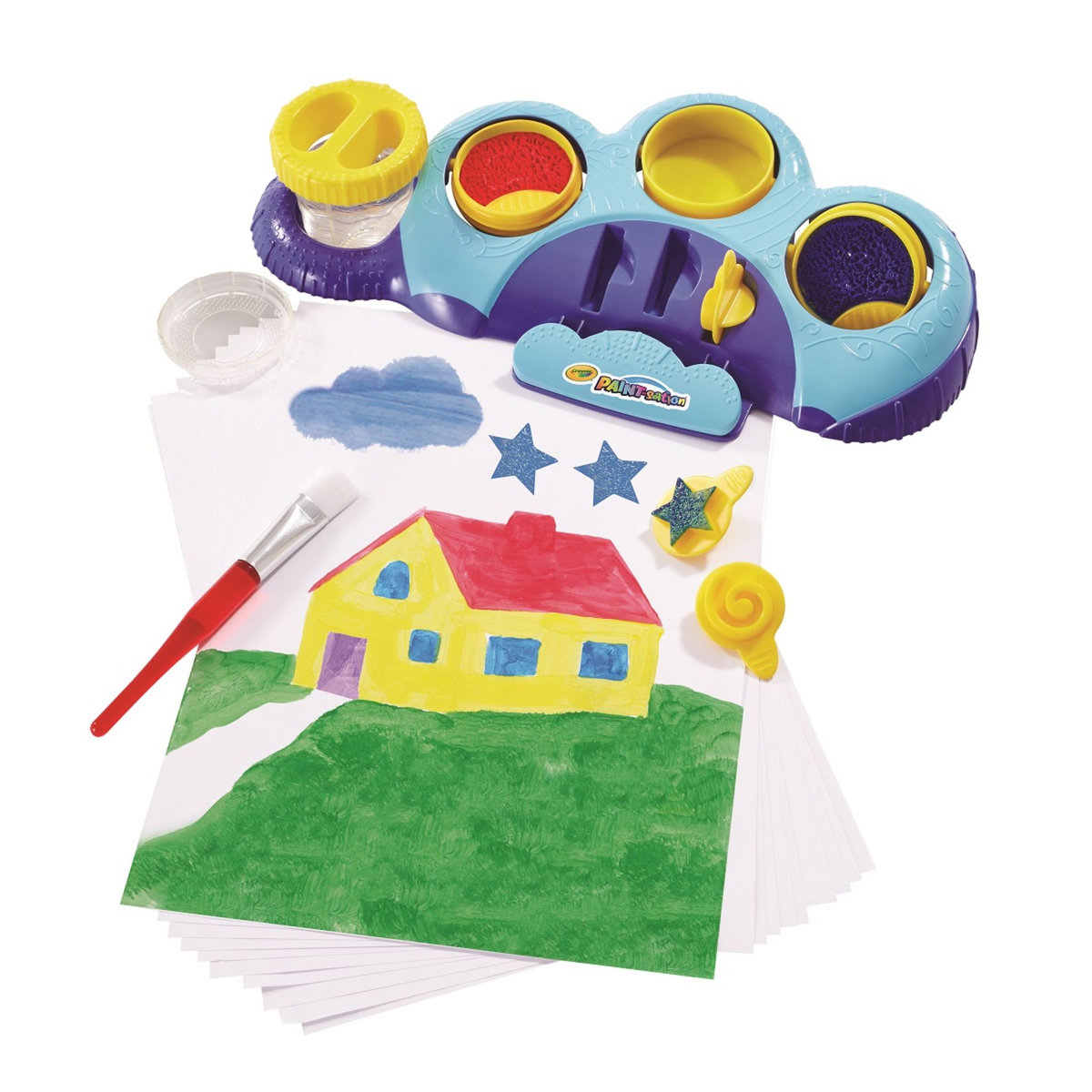 GOLIATH Peinture Paint'n'Stamp Studio - Crayola