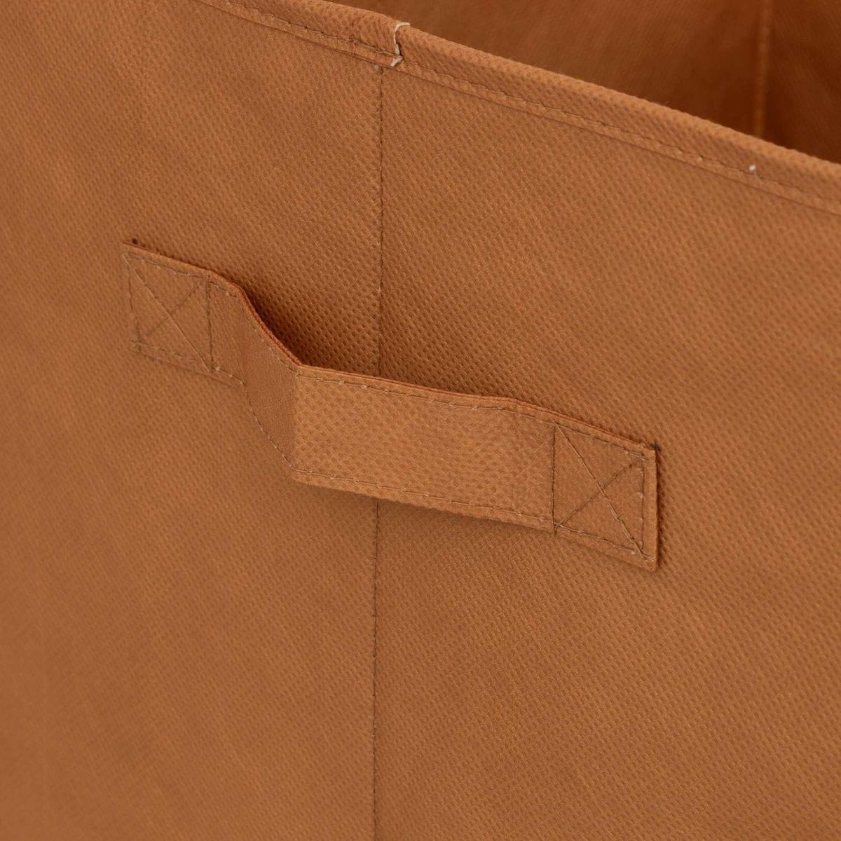 ATMOSPHERA Boîte de rangement enfant design velours DOUCEUR - L. 29 x l. 29 cm