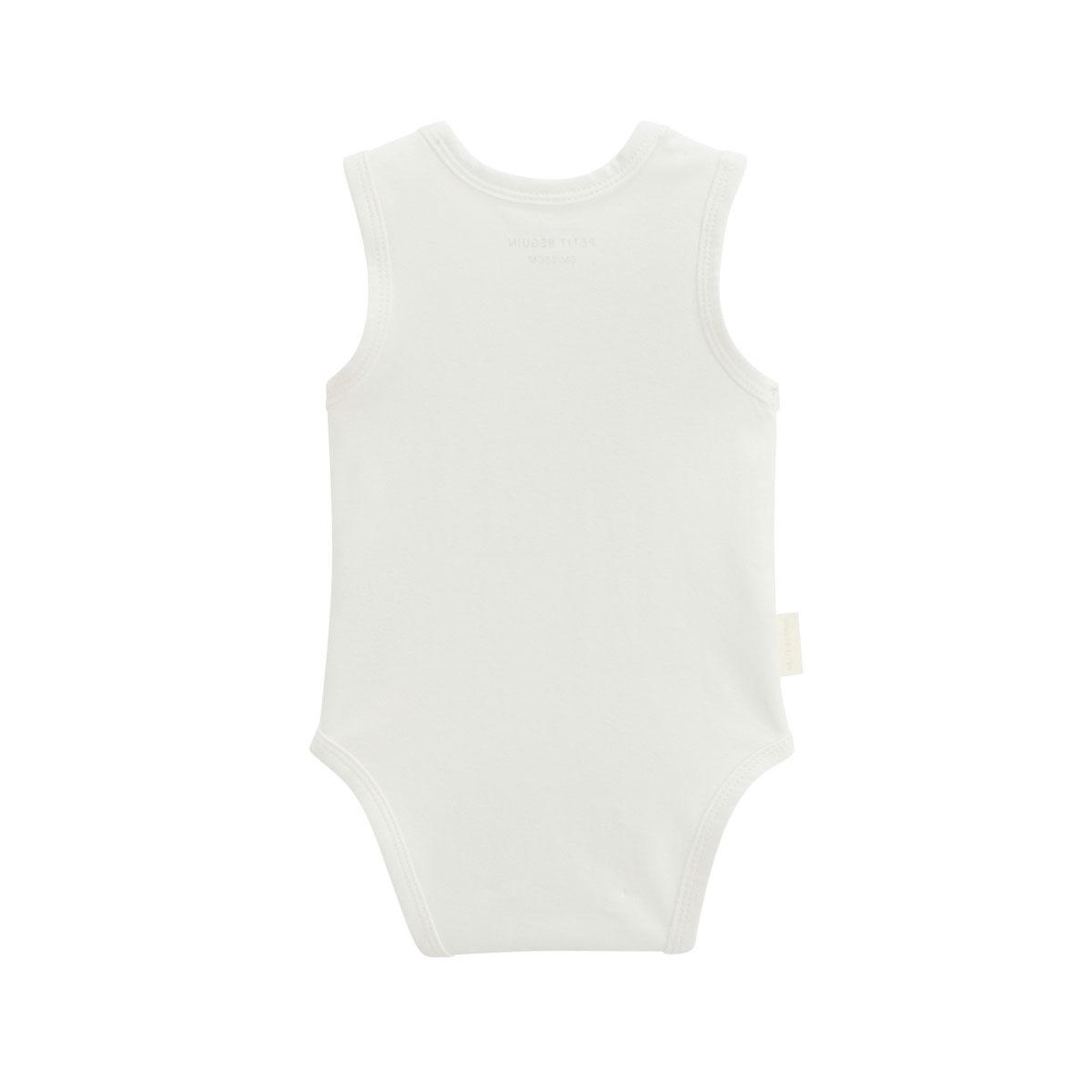 Voir la diapositive 4 : Petit Béguin Lot de 2 bodies bébé sans manches liwa