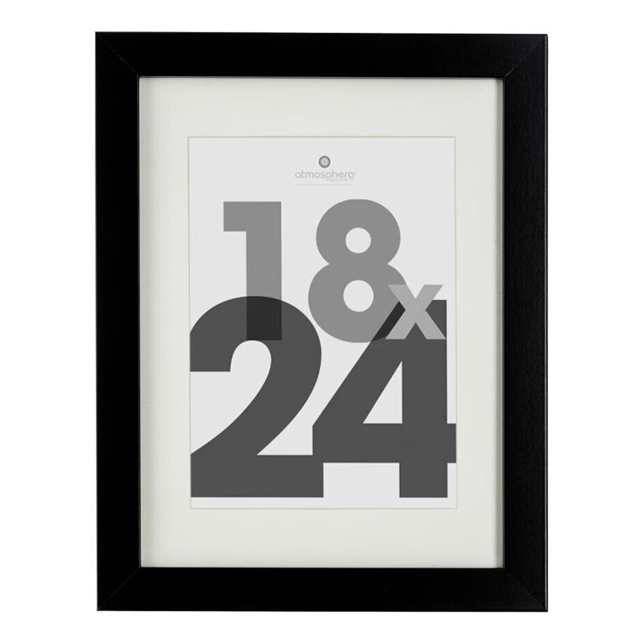 Voir la diapositive 1 : ATMOSPHERA Cadre photo bois  eva  18x24cm noir