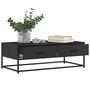 Voir la diapositive 4 : VIDAXL Table basse noir 100x50x35 cm bois d'ingenierie et metal