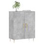 Voir la diapositive 3 : VIDAXL Buffet gris beton 69,5x34x90 cm bois d'ingenierie