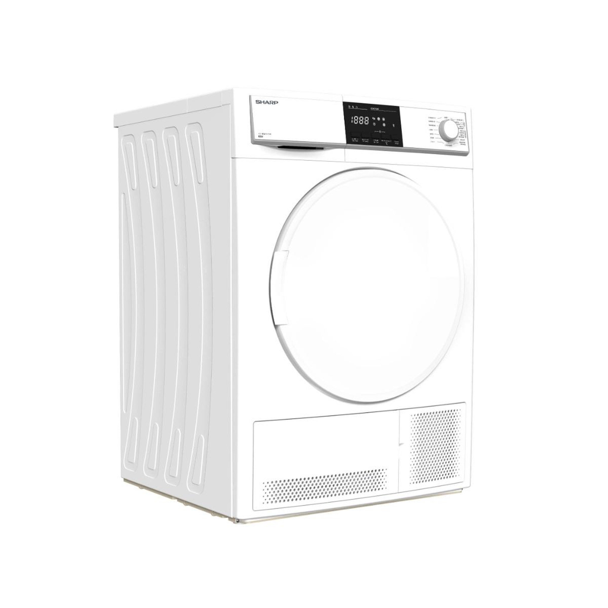 Voir la diapositive 4 : Sharp Sèche-linge à condensation 60cm 7kg blanc - KDNCB7S7PW91