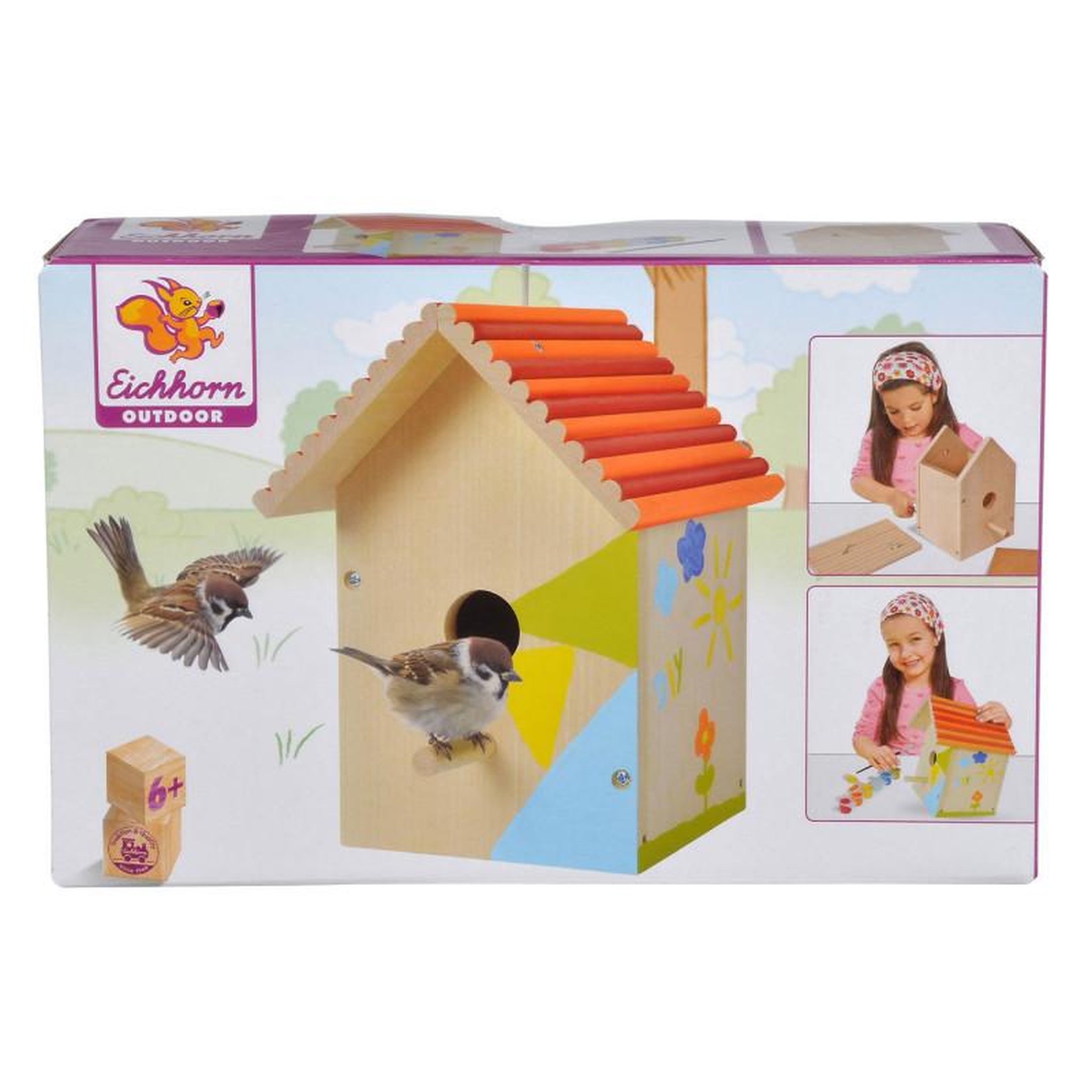 Voir la diapositive 2 : Eichhorn Eichhorn Outdoor Create your own Birdhouse