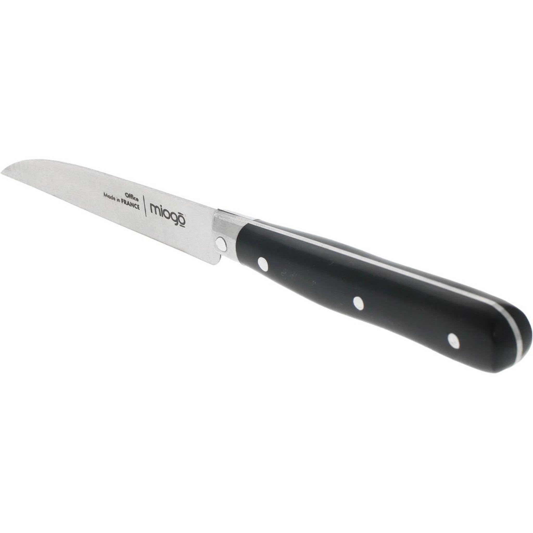 Voir la diapositive 3 : MIOGO Couteau office 8 cm pleine soie