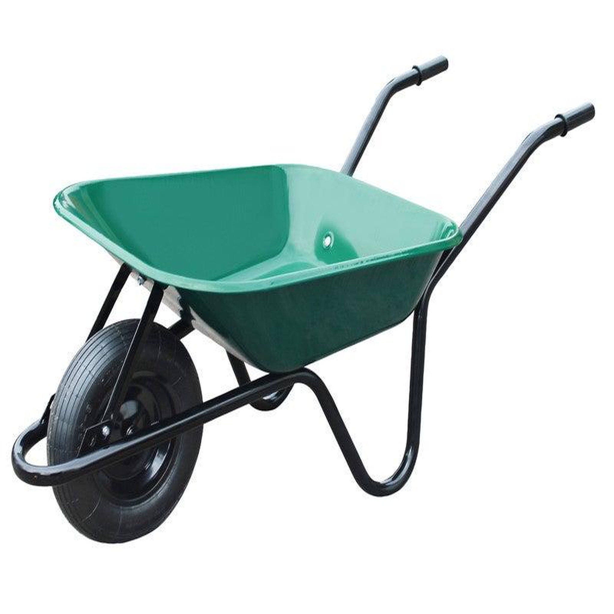 Altrad Brouette roue gonflée en acier a4140gf3801, altrad, 100 l vert