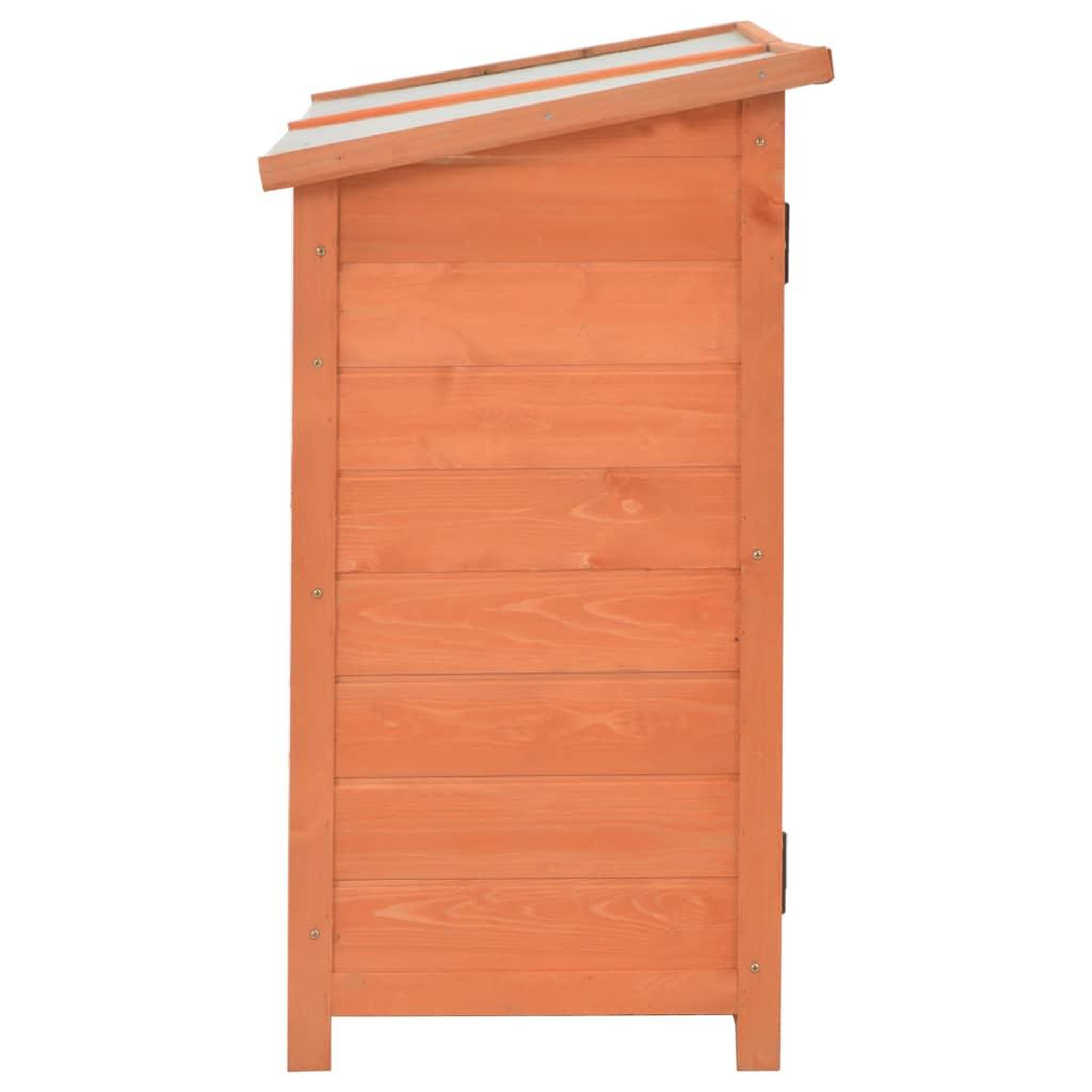 Voir la diapositive 5 : VIDAXL Abri de stockage de jardin 128x42x91 cm Bois