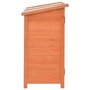 Voir la diapositive 5 : VIDAXL Abri de stockage de jardin 128x42x91 cm Bois