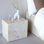 Voir la diapositive 5 : Paris Prix Table de Chevet Effet Pierre  York  35cm Beige