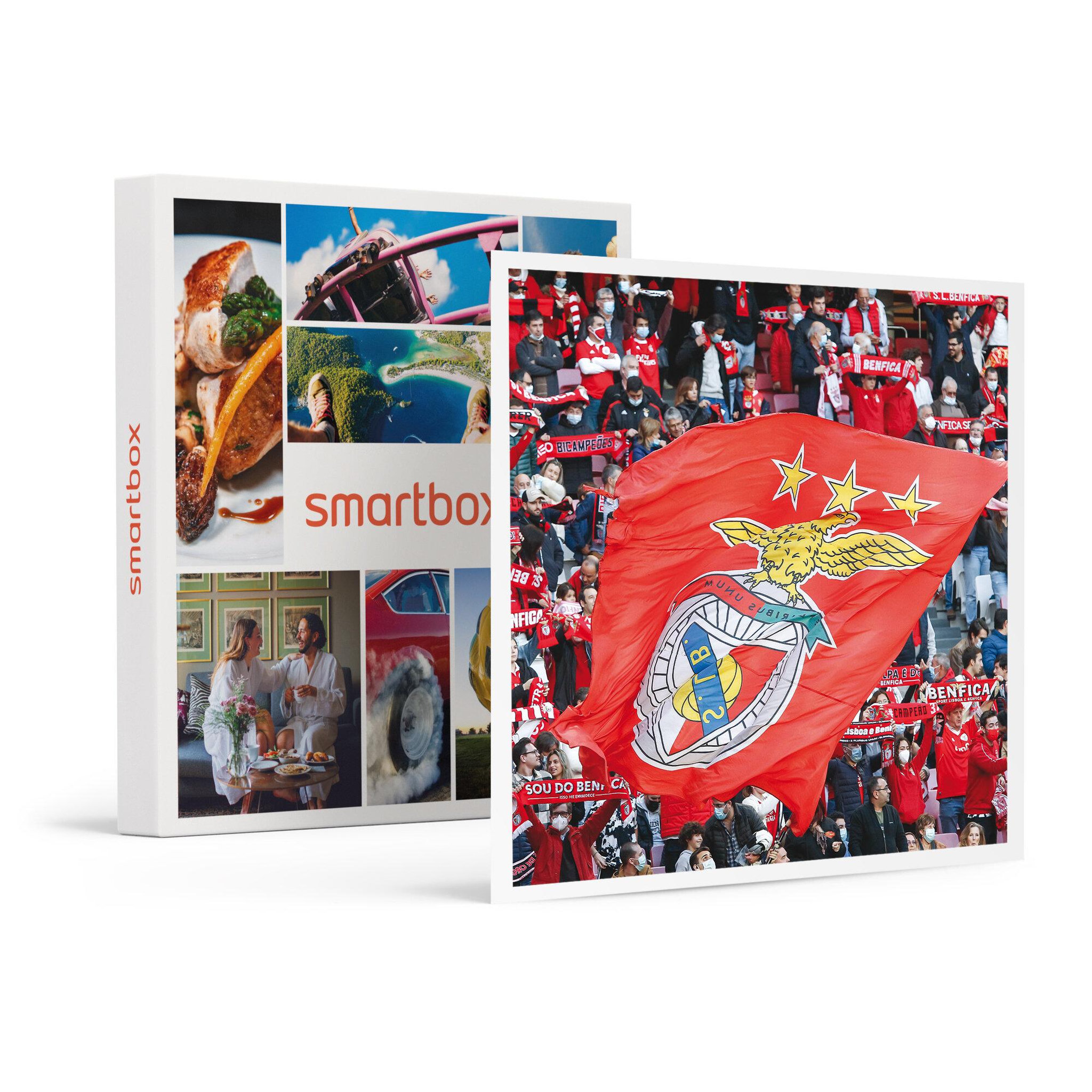 Voir la diapositive 1 : Smartbox Passion football : visite du stade de Luz du Benfica Lisbonne avec écharpe du club - Coffret Cadeau Sport & Aventure