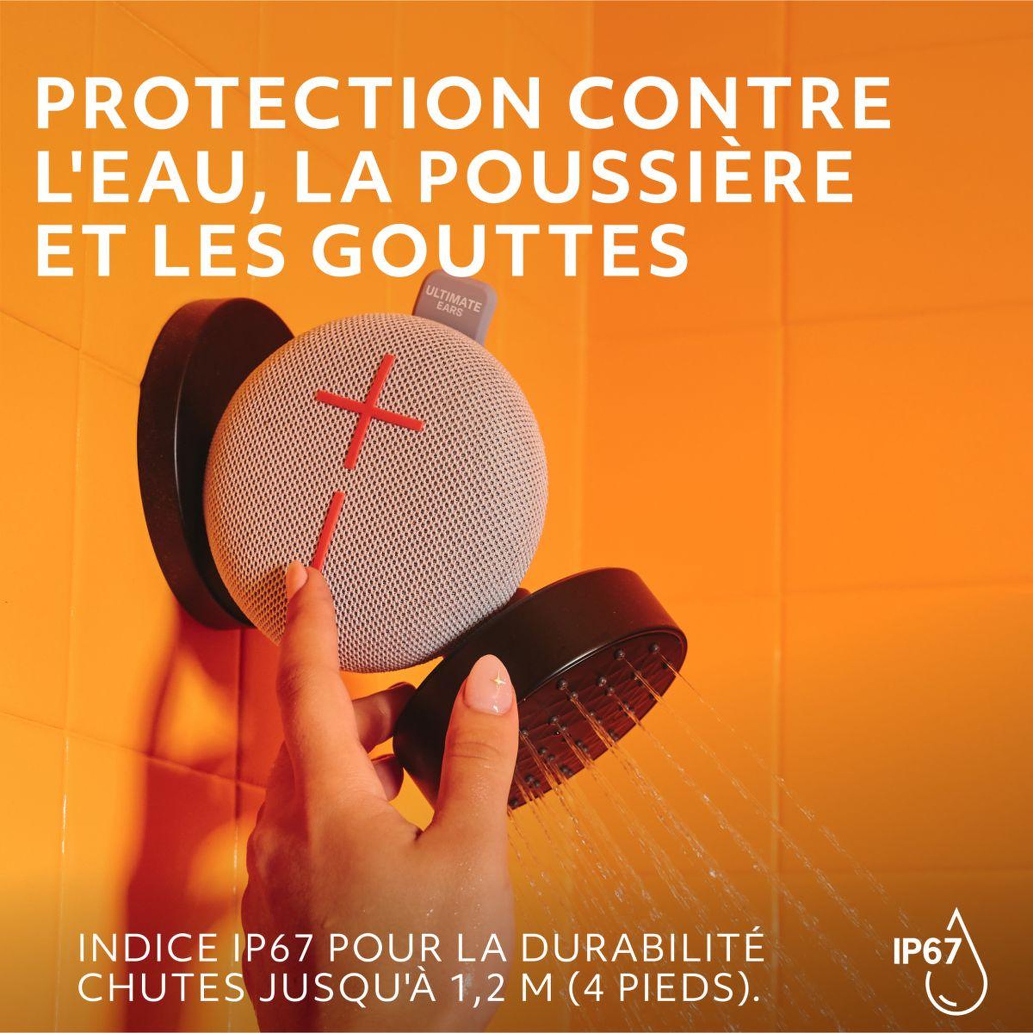 Voir la diapositive 4 : Ultimate ears Enceinte portable MINIROLL Gris