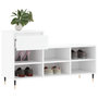 Voir la diapositive 4 : VIDAXL Armoire a chaussures Blanc 102x36x60 cm Bois d'ingenierie