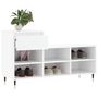 Voir la diapositive 4 : VIDAXL Armoire a chaussures Blanc 102x36x60 cm Bois d'ingenierie