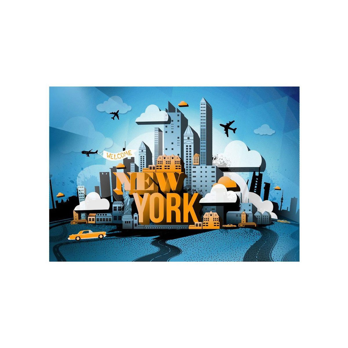 Paris Prix Papier Peint  New York Welcome