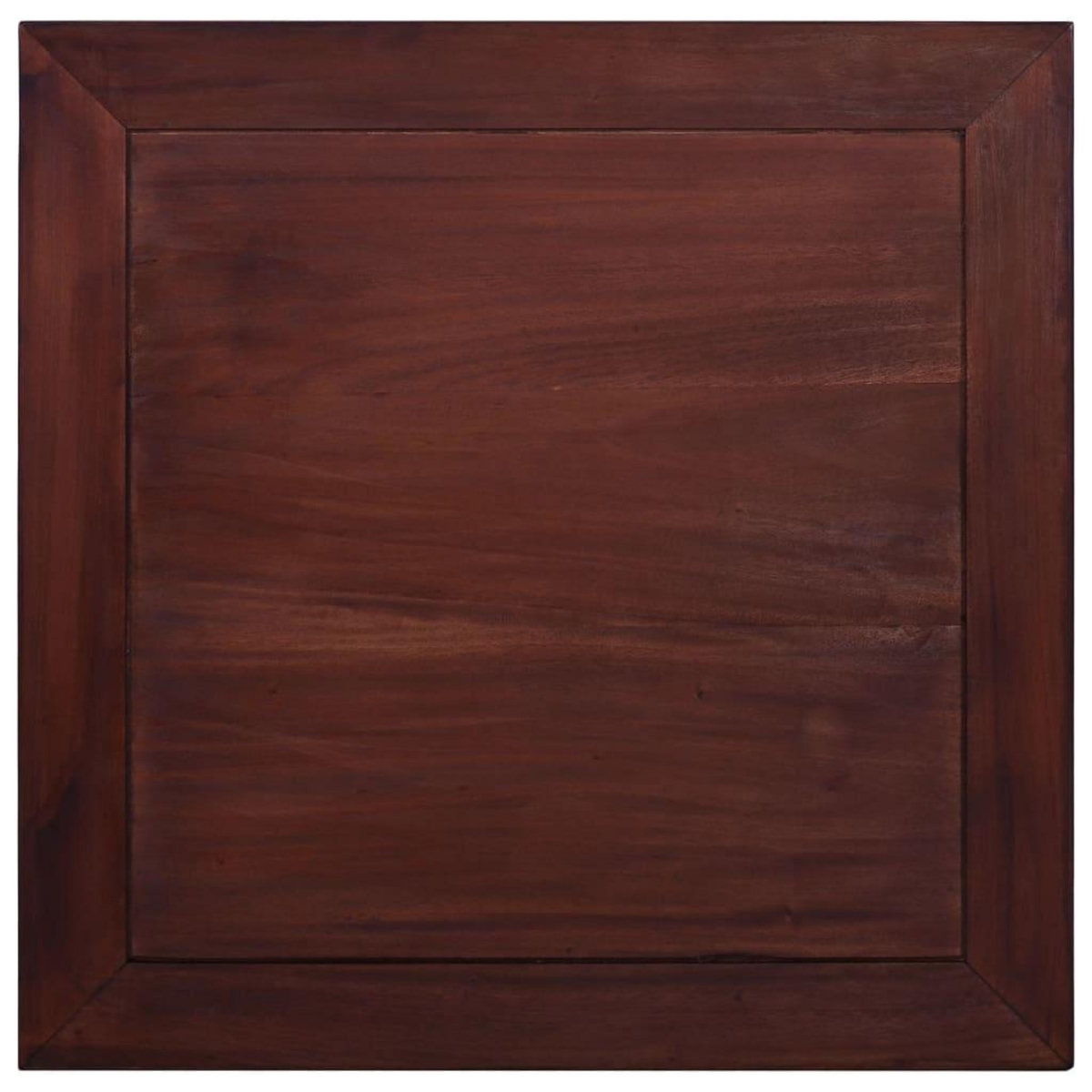 VIDAXL Table basse Marron classique 68x68x30 cm Bois d'acajou massif