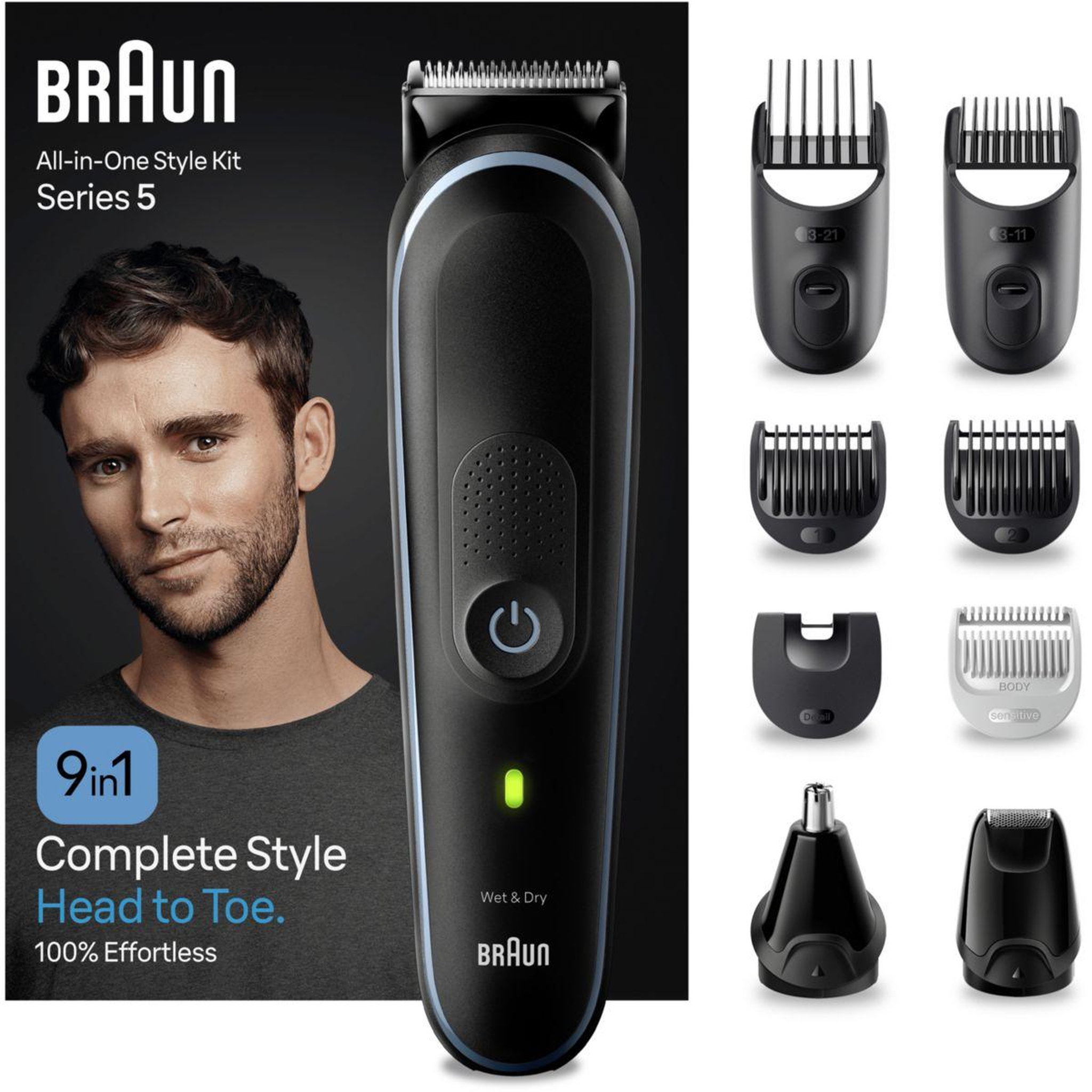 BRAUN Tondeuse multi usages MGK5411