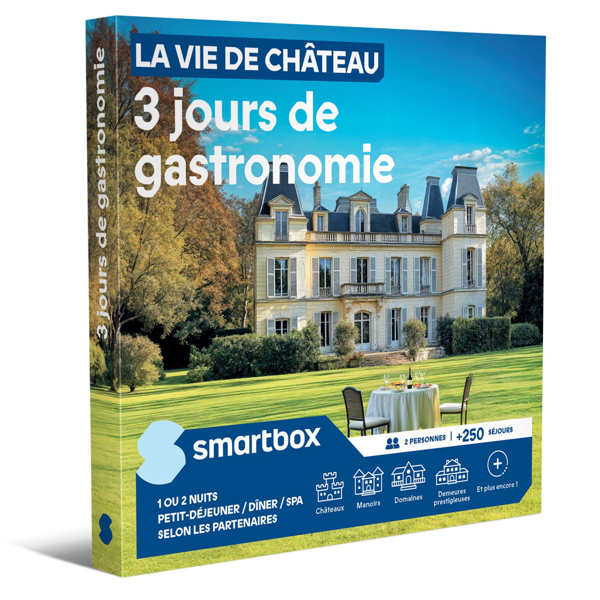 Smartbox La vie de château 3 jours de gastronomie - coffret cadeau séjour