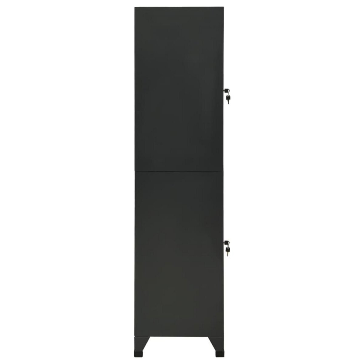 VIDAXL Armoire a casiers Anthracite 38x45x180 cm Acier
