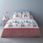 Voir la diapositive 1 : Dourev Housse de couette 240x220 + 2 taies flanelle 100% coton