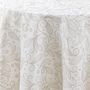 Voir la diapositive 3 : Paris Prix Nappe Ronde Antitache Imprimé  Leya  180cm Naturel